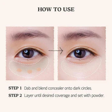 SKINFOOD SALMON DARKCIRCLE CONCEALER CREAM 01 BLOOMING