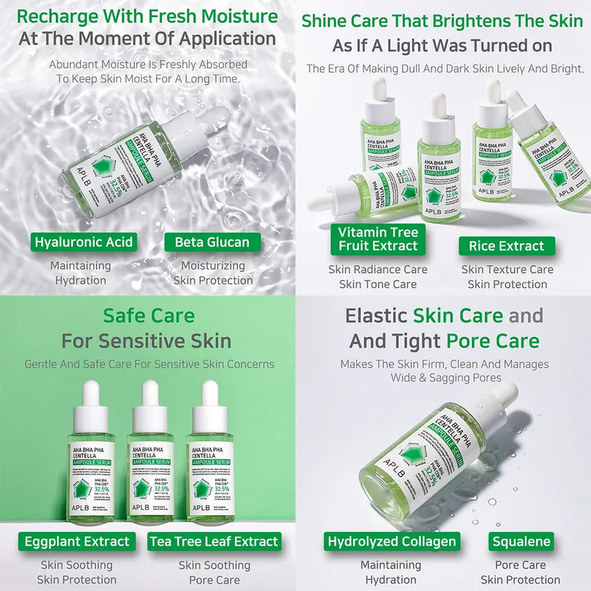 APLB AHA BHA PHA CENTELLA AMPOULE SERUM 40ML
